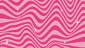 Cute pinky abstract background in barbie core 2000s style. Trendy psychedelic retro style backdrop. Waves, swirl, twirl Royalty Free Stock Photo