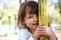 Cute playful little girl smiling Royalty Free Stock Photo