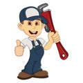 Cute Plumber cartoon