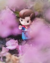 Cute Pop Mart toy figurine of Prince Phillip dressed in a traditional Han dynasty costume