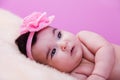Cute, pretty, happy, chubby baby girl portrait Royalty Free Stock Photo