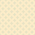 Cute primitive floral seamless pattern