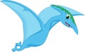 Cute pterodactyl cartoon