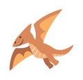Cute pterosaur flying prehistoric character Royalty Free Stock Photo