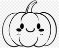 Cute pumpkin character isolated on png for Thanksgiving elements