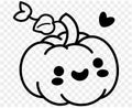 Cute pumpkin character isolated on png for Thanksgiving elements