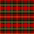 Cute punk red plaid vector seamless pattern. Checkered scottish flannel print for celtic home decor. For highland tweed