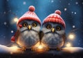 Cute and Quirky: A Tale of Two Owls, Branch Lights, and a Boy wi