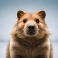 Cute quokka looking at viewer - ai generated image Royalty Free Stock Photo