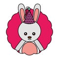 cute rabbit kawaii party hat