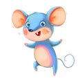 Cute Rat. Symbol of the Chinese New Year Royalty Free Stock Photo