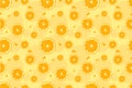 Orange seamless pattern background by Pitripiter