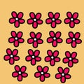 cute red flowers background so sweet