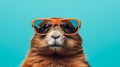 Cute Red Squirrel Wearing Sunglasses A Consumer Culture Critique