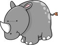 Cute Rhino Vector