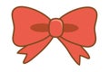 Cute ribbon cartoon