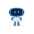 Cute robot cartoon character