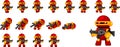 Cute Robot Character Sprites