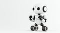 Cute robot character white isolated background Royalty Free Stock Photo