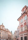 Cute Rococo architecture in Prague.