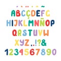 Cute roman alphabet with diacritics