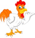 Cute rooster cartoon