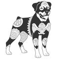 Cute rottweiler dog design