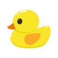 Cute Rubber Duck. Isolated Vector Illustration Royalty Free Stock Photo