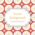 Cute rustic illustration with place for text. Square background