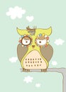 Cute Sad Owl