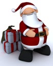 Cute Santa Claus Charicature