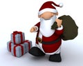 Cute Santa Claus Charicature