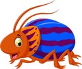 Cute saperda beetle cartoon posing Royalty Free Stock Photo