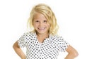 Cute Sassy Little Girl Royalty Free Stock Photo