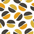 Cute Scandinavian Terracotta Pattern in modern colours. Plant Terracotta Vibes. Modern abstract art for prints.