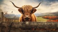 Highland cow Scotland