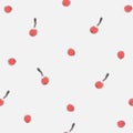 Cute Seamless Pattern cherries background