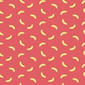 Cute seamless pattern with yellow bananas.