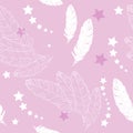 Cute seamless pink pattern Royalty Free Stock Photo
