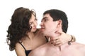 Cute sexual couple in love Royalty Free Stock Photo