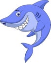 Cute shark cartoon Royalty Free Stock Photo