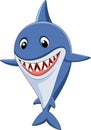 Cute shark cartoon