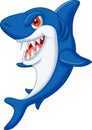 Cute shark cartoon Royalty Free Stock Photo