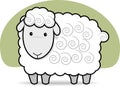 Cute Sheep Royalty Free Stock Photo