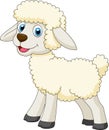 Cute sheep cartoon Royalty Free Stock Photo