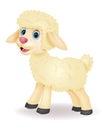 Cute sheep cartoon Royalty Free Stock Photo
