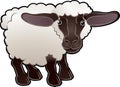 Cute Sheep Farm Animal Vector Royalty Free Stock Photo