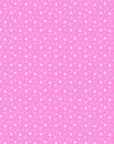 Delicate fabric seamless pattern with light pastel blue, yellow and white polka dot on a pink background Royalty Free Stock Photo