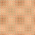 Cute simple modest polka dot seamless pattern Blue and dark red polka dots on a muted yellow peach background Royalty Free Stock Photo