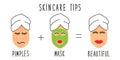 Cute and simple skincare tips for pimples treatment